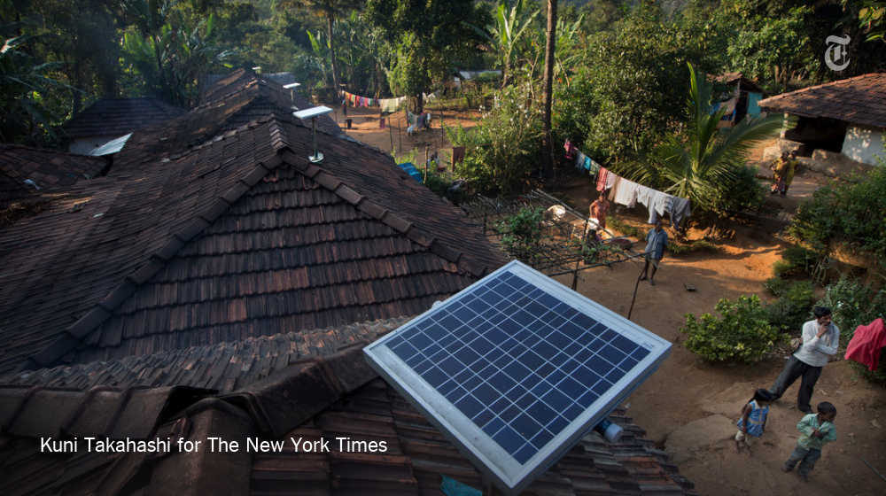 nytimes's tweet photo. How entrepreneurs are bringing solar power to India's poor https://t.co/EsDkO7cUaH https://t.co/FzCW8xr8tg