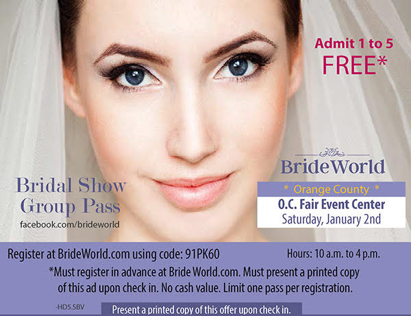BrideWorld's tweet photo. #OC Brides! Bride World Expo is TODAY at the OC Fair Event Center! Shop 150+ wedding pros! https://t.co/87hwvV6q9G https://t.co/KQAThCzSag