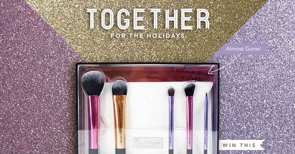 realtechniques's tweet photo. First #BrushoftheWeek of 2016 = fab #giveaway: the deluxe gift set. Enter to win 5: https://t.co/7JDeeqeLjJ https://t.co/mdEUIRc4OS