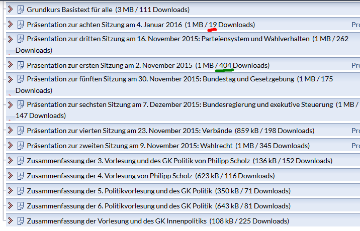 CoPPP_BS's tweet photo. 404 Downloads zur ersten Sitzung, für nächsten Montag sind bisher erst 19 Studis vorbereitet.😟 #Vorlesung #Was_tun? https://t.co/tAtHb77DtW
