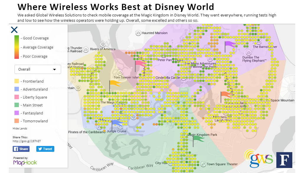 LouMongello's tweet photo. We Mapped Every Inch Of Disney's Magic Kingdom To Find The Best Mobile Signal - from @Forbes https://t.co/H2B6fq8tFL https://t.co/sO0u4hzDKj