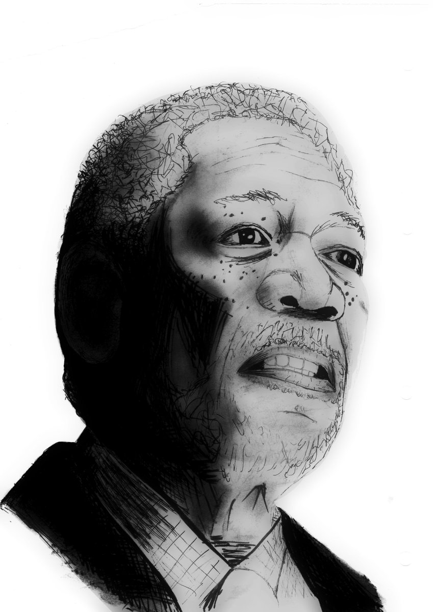 DarkoTHC's tweet image. 1 of 366 artworks complete.
2 tomorrow 1 is incomplete
#art #morganFreeman #1of366 #portrait 
#charcoal #ink #pencil