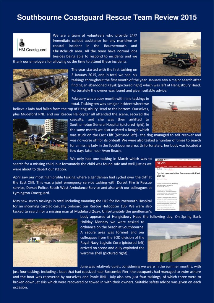 Southbourne Coastguard tweet media