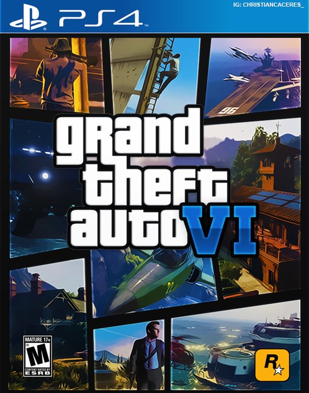 craphix on X: Grand Theft Auto 6 Cover Art PS4 / Xbox One Versions RT & FAV  if you Like / X, gta 6 ps4 