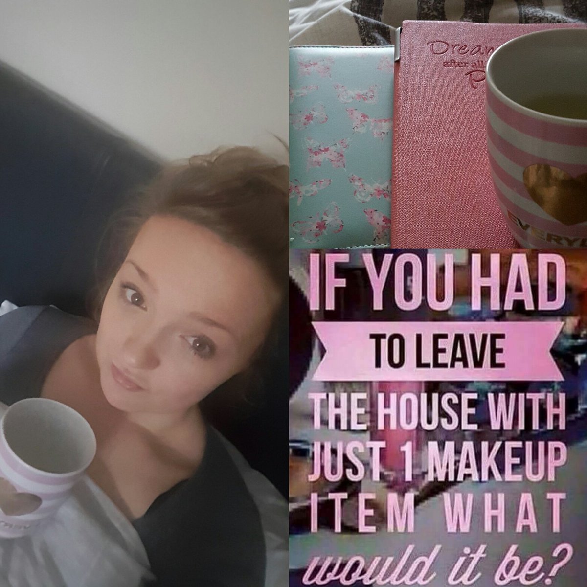 sian_grace's tweet photo. Thank God for #3DCorrector and Honey &amp; Lemon water on days like today. #workfromhome #workfrombed #feelingrough 😷📚🐶💩 https://t.co/DdKHwnqxaW