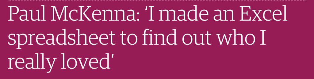 Paul McKenna sounding a lot like Alan Partridge in the Guardian.