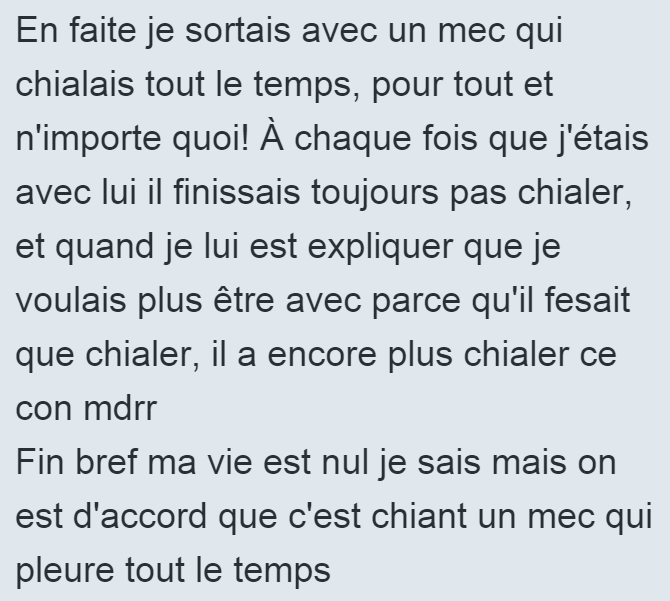 LesPiresConfess's tweet photo. J'ai envie de chialer https://t.co/jGhoQuayRJ