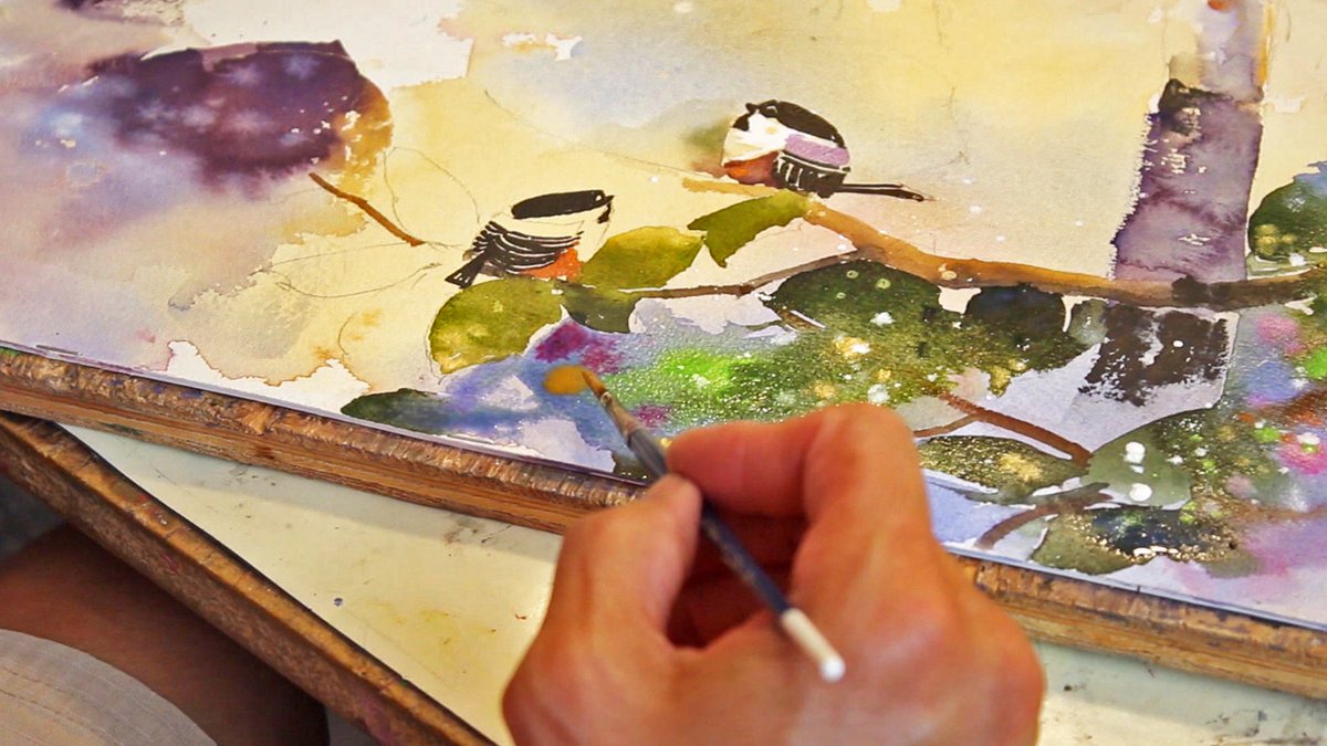 OpusArtSupplies's tweet photo. #4 in the #top5of2015 Opus videos is Waking Up the Paint: https://t.co/LcjEzleOJy #watercolour #kelowna #alexfong https://t.co/bZ9tHgKptd