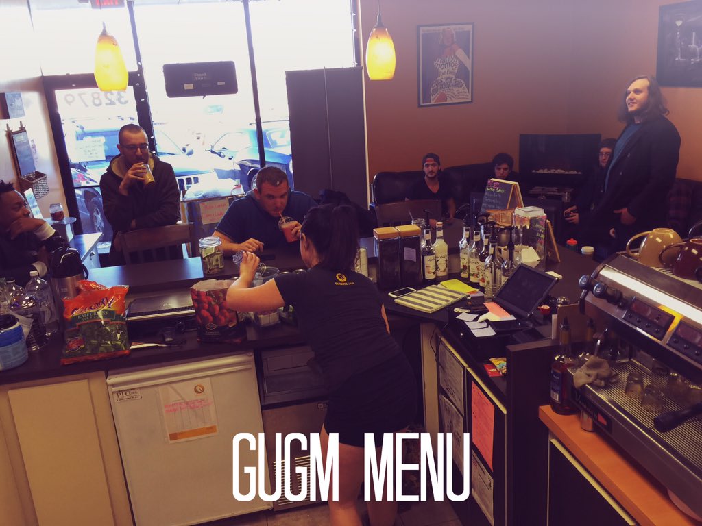 quickysjava's tweet image. Today we rolled out our Get Up and Get Moving Menu! Thanks to the Taste Team that sample the menu! #GRYND #GUGM