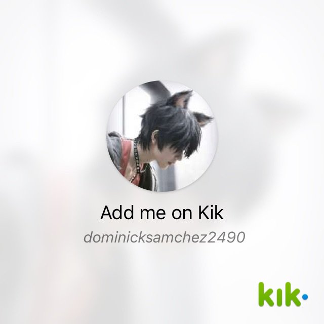 Dominick290's tweet image. Hey! I'm on #Kik - my username is 'dominicksamchez2490' kik.me/dominicksamche…