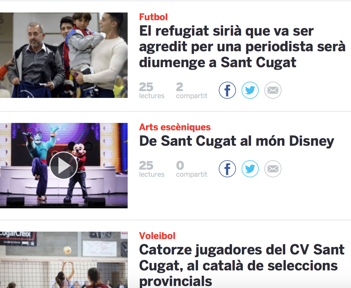 Bon moment per fer un repàs a l'actualitat local ow.ly/WxAZ3 #santcugat