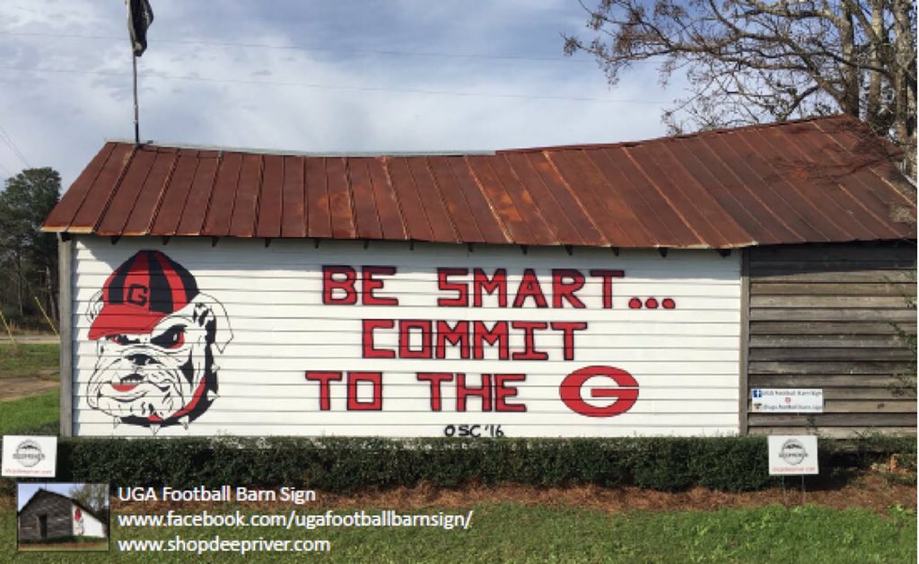 UGABarnSign's tweet image. 2016 off season message. #godawgs #ugafootballbarnsign