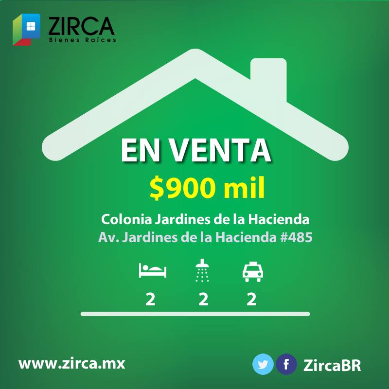ZircaBR's tweet photo. Casa en #venta en #Irapuato, Gto. | Jardines de la Hacienda | $900 mil. 
Llámanos para más info. 462 143 1343. https://t.co/i17W5RQDWt