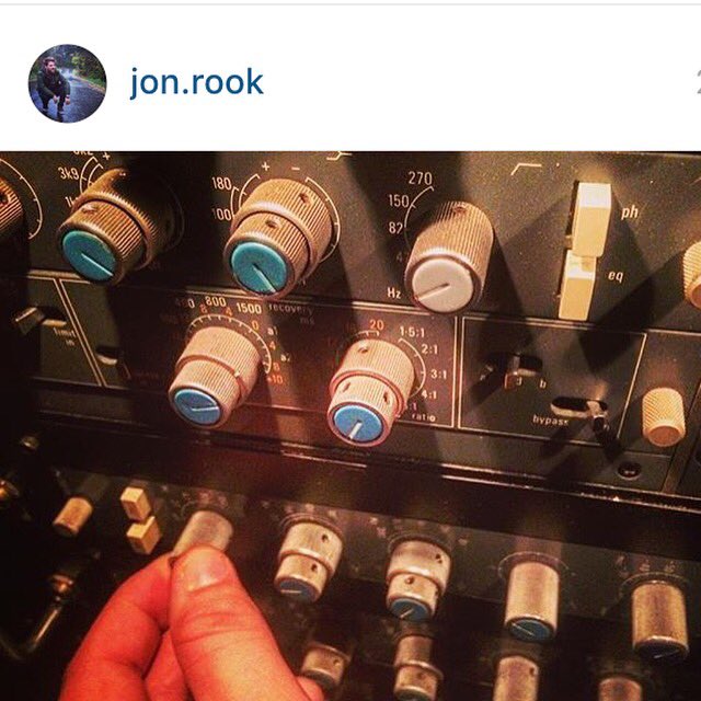 Engineer <a href="/JonRook/">Finessa Carlton</a> is back at Fastback recording with the neves.  #Recording #recordingstudios #seattle #producer