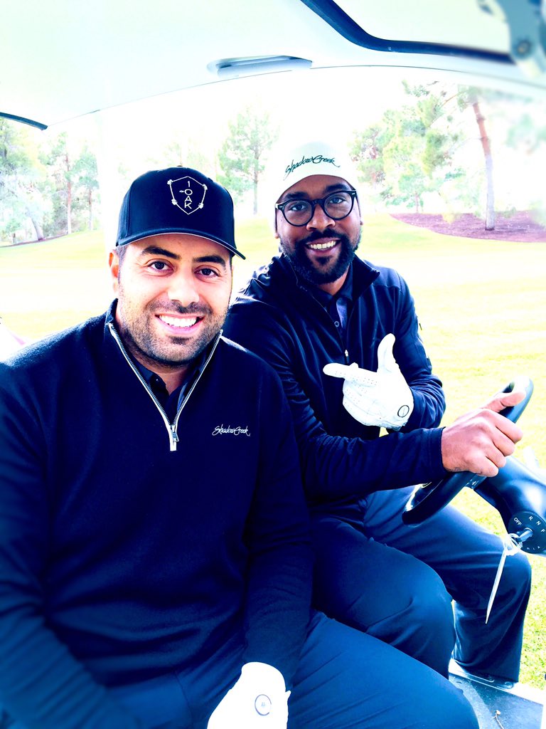 HEIRMJ's tweet photo. Just finished playing golf w/ @ELIPACINO⛳️‼️ What a time ..... https://t.co/VbmhFER8lK
