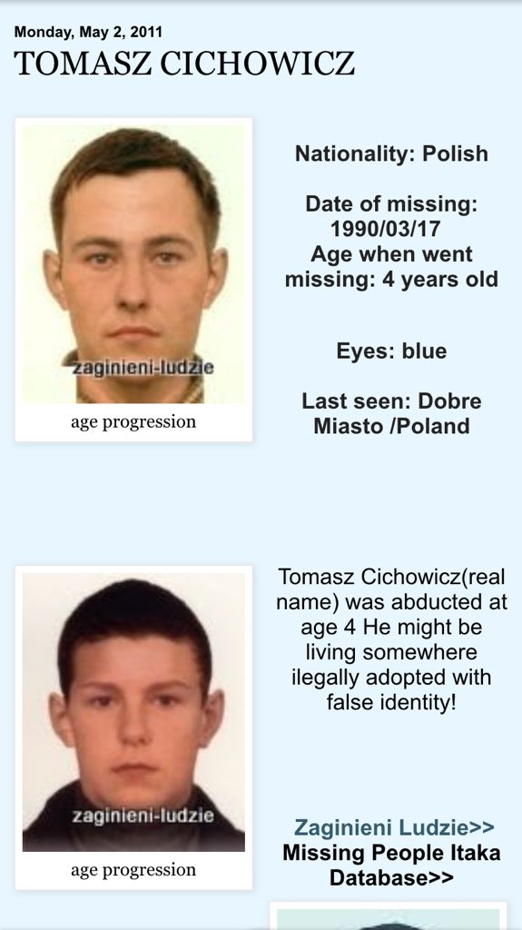 tomek_cichowicz's tweet photo. 26 years since Tom was #taken #abducted! Every moment since that day #heartbreaking for his #family #helpfindtom https://t.co/7v90MsTnAS