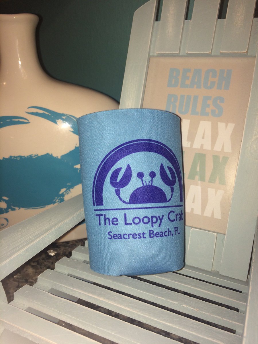 BeWitched23Shop's tweet photo. The Loopy Crab Koozies - Available Now! #30A #seacrestbeach #rosemarybeach https://t.co/MCq9ni2my2 https://t.co/MjRdnGfLG6
