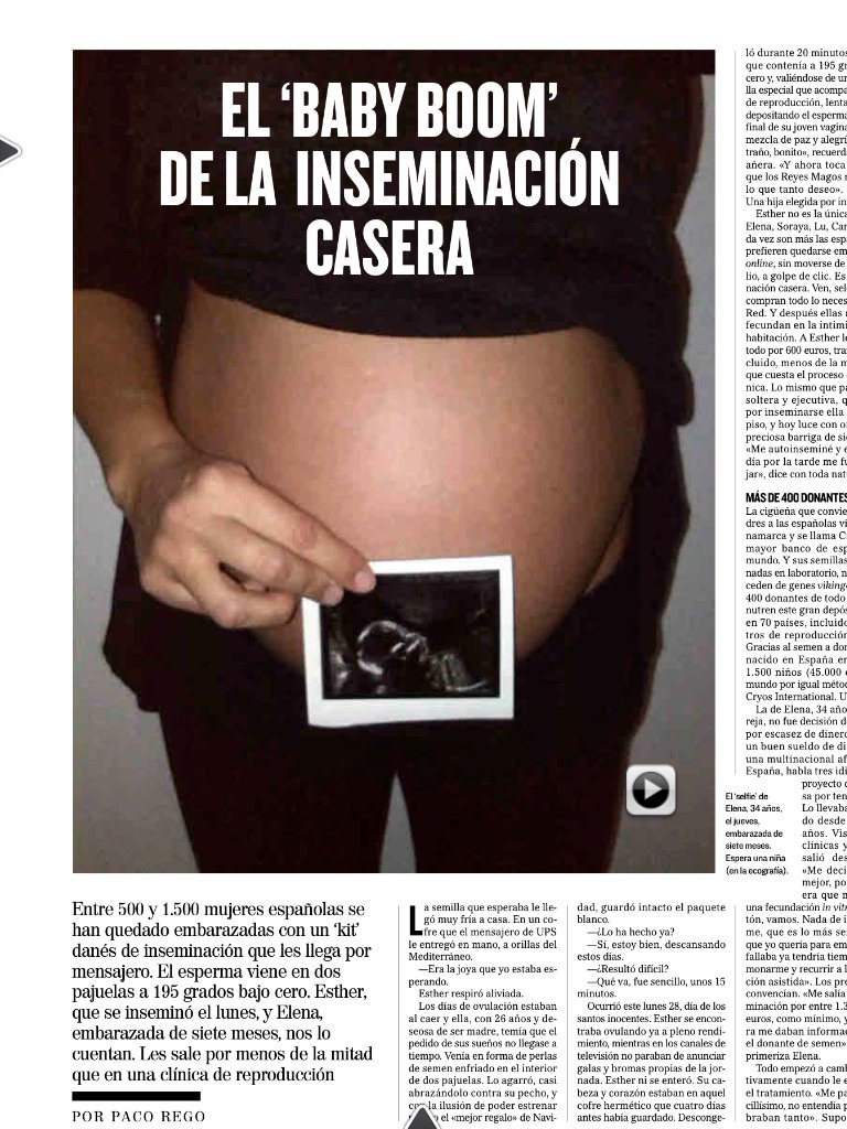 Crónica El Mundo on X: Ya en @Cronica_ElMundo, el baby boom de la inseminación  casera con kit enviados por mensajería desde Dinamarca   / X