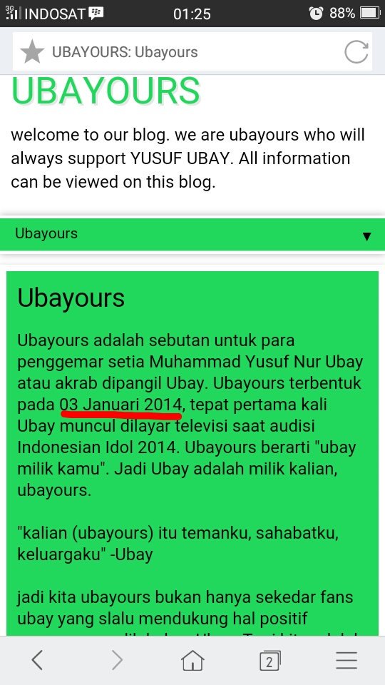 hari ini Ubayours 2thn🎉🎊 happy 2nd anniv🎉 makin semakin ya^^
 Cc: @UbayIDOL8 <a href="/ubayoursIND/">Ubayours Official</a>