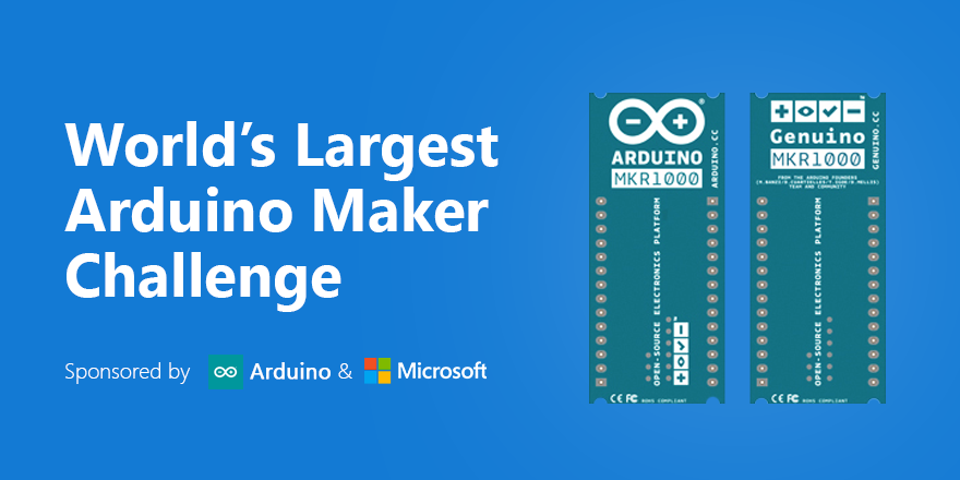 msdev's tweet photo. Calling all makers! Show the world what you can do with #Windows10, #Azure &amp; @Arduino: https://t.co/wlppJTFuJx #IoT https://t.co/ZAe7gvHEDt