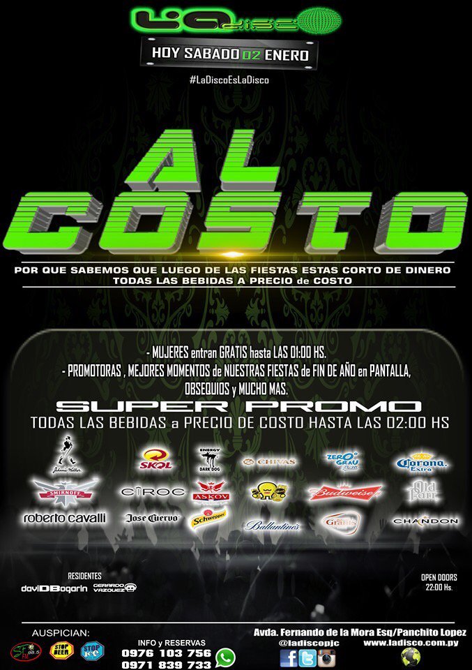 ladiscoPJC's tweet photo. Hoy todos a @ladiscoPJC todas las bebidas a precio de costo en #Alcosto https://t.co/mqgQRbjOm2