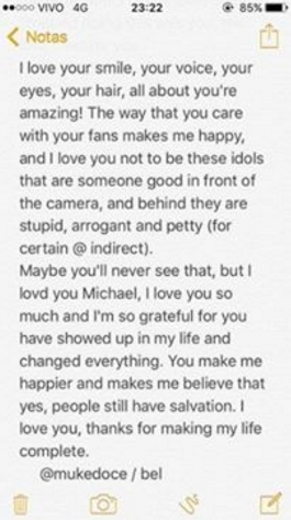 8changbin's tweet photo. Michael, you saved my life, so i did this for you ✨
Please, read 😭 I love you so much Mike 🌺❤
@Michael5SOS https://t.co/IdkZZCB5nr