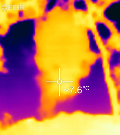 theCarr07's tweet photo. Nighttime Santiaguito explosion plume captured by a @flir 1 thermal camera #wov2016 https://t.co/nJP4MFavqo