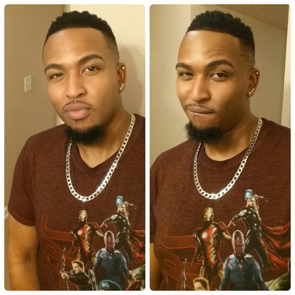 Capri_Quarius's tweet photo. Fresh from the barbershop before my underwear photoshoot tonight...I will deliver a tiny peak to you guys soon.... https://t.co/NZiRgD9YZQ