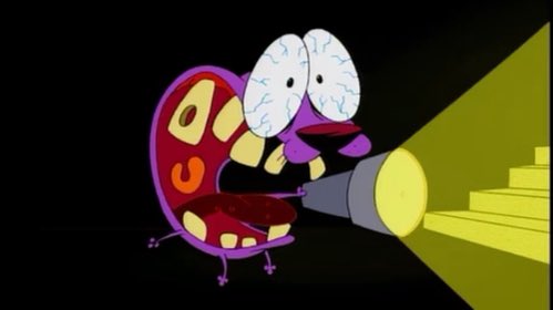 Theseshowss's tweet photo. Courage the Cowardly Dog (1999-2002) https://t.co/ZwkoDNtoem