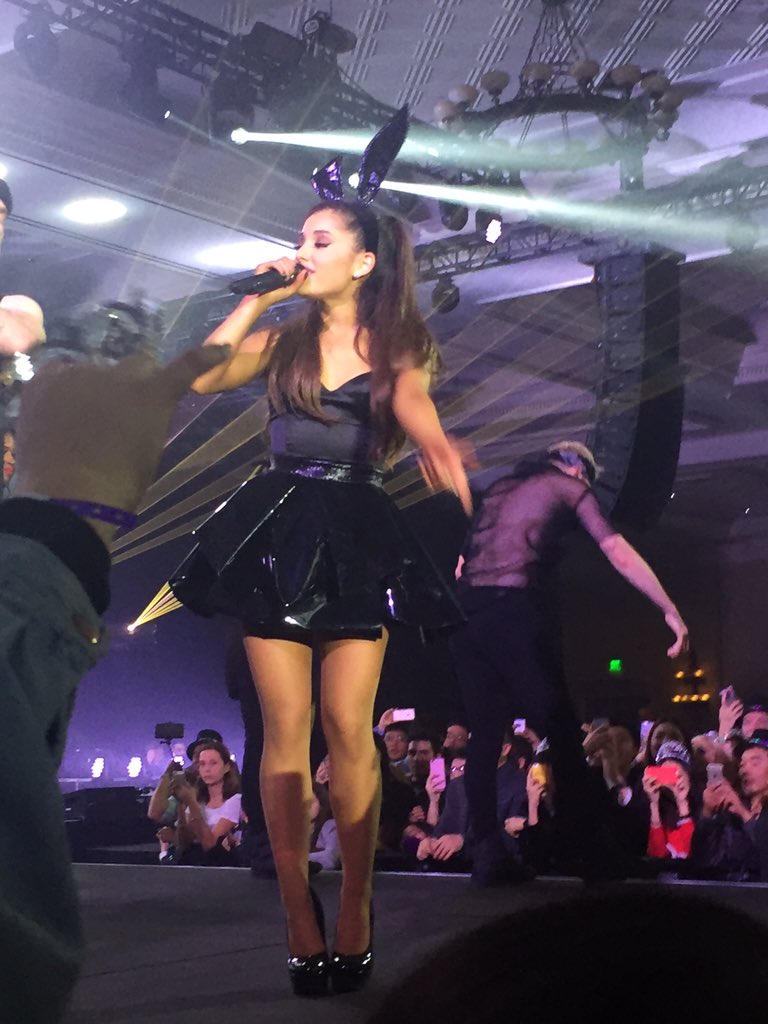 DanielleDendy's tweet photo. Vegas baby to ring in the new year with my handsome husband &amp; my girl, @ArianaGrande 💜 #2016 #HNY https://t.co/XQgZELwke7