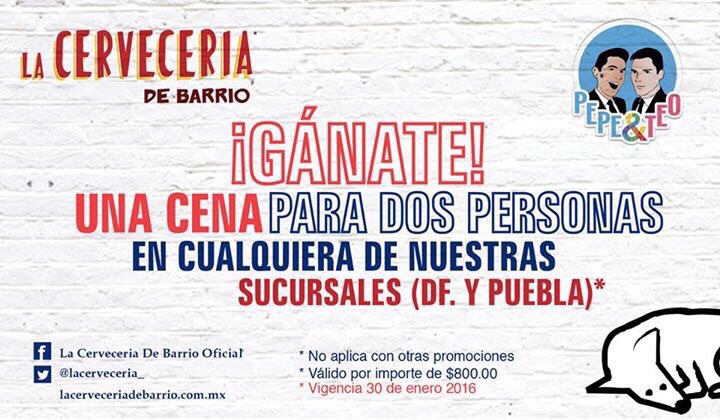 PepeYTeo's tweet photo. Hoy estaremos dando la cena romántica para dos personas en @lacerveceria_ 

¡Entren aquí!👇👇👇
https://t.co/1HJ60khQRY https://t.co/X3LteSUpNE