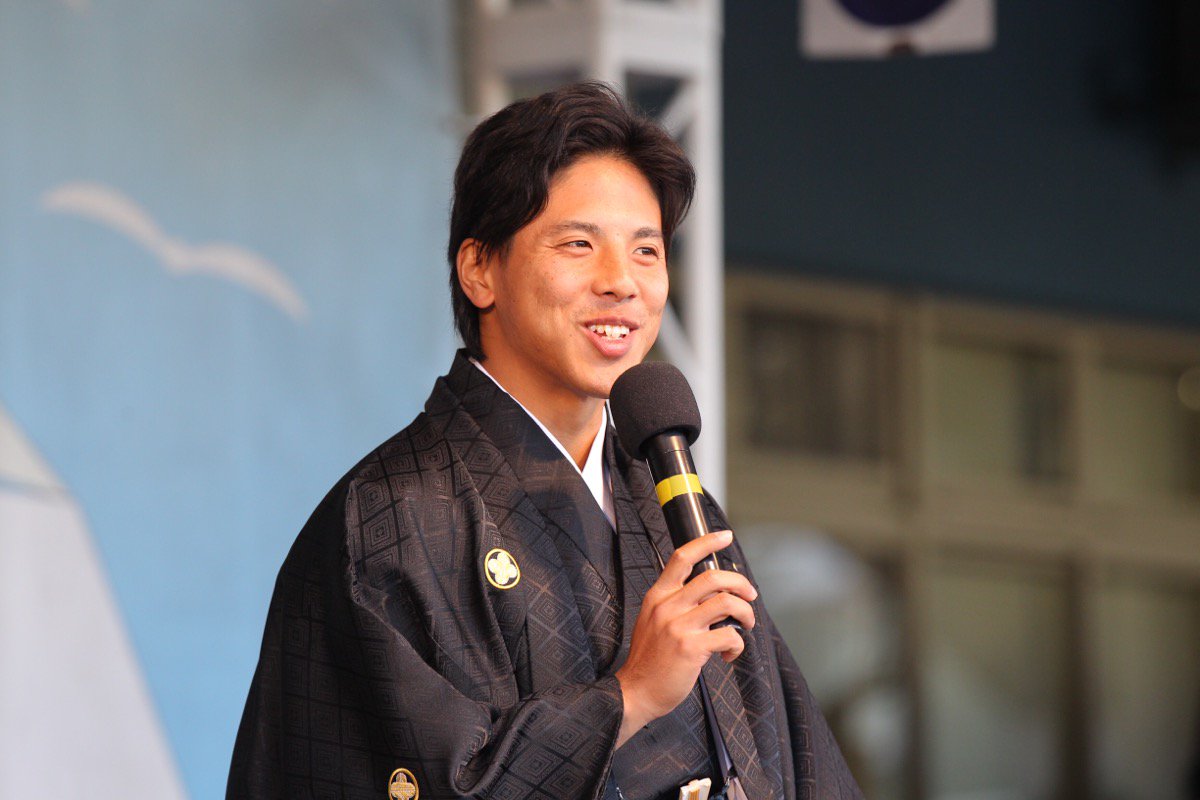 chibalotte's tweet photo. 大木選手による初走りやトークショーなどを行いました！ #chibalotte https://t.co/b7GTEJx5p8