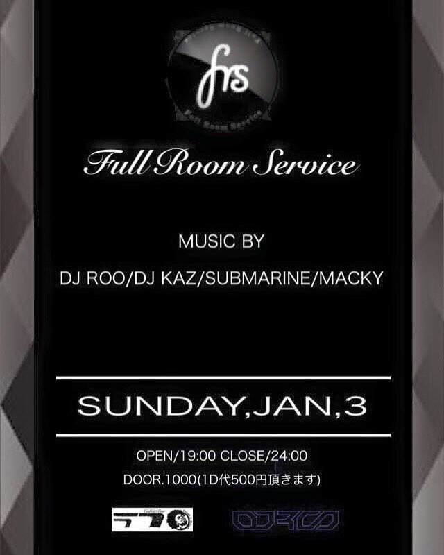 MC__MACKY's tweet photo. 今夜はFull Room Survice at ラフ!
19時からです!
パリッとお洒落してお酒をゆっくり飲みながら揺れていってください♪
2016年お洒落始め!
お待ちしてます!気軽に連絡してね(^_^)
#F_R_S https://t.co/yjE5nXJQr8
