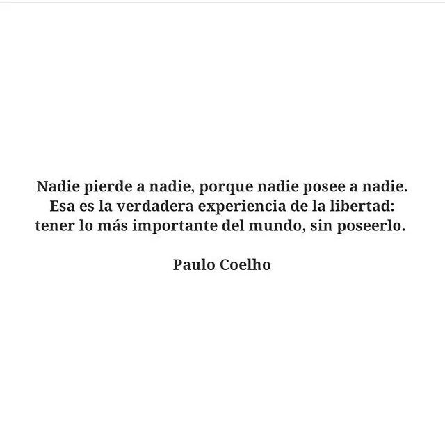 TextosDeLibros's tweet photo. Nadie pierde a nadie, porque nadie posee a nadie. https://t.co/K51e8X73zT