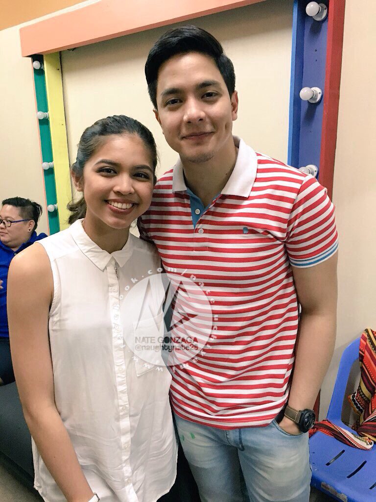 GuerChiara's tweet photo. "@ryan_agonciLLo: @mainedcm @aldenrichards02

#SPSHello2016 https://t.co/aLAKeUDePL"

Perfect couple...