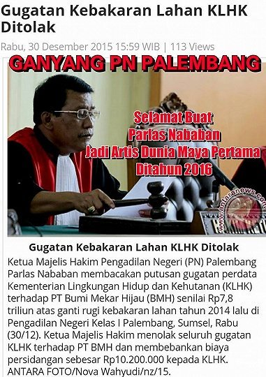 Senangnya si #parlasNababan jadi artis koplak