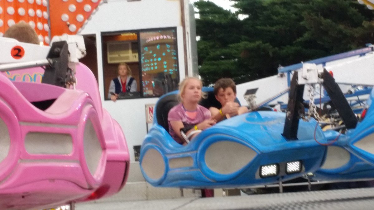 AddyDownUnder's tweet image. A visit to Rye Carnival was great fun for Addy and cousin Corey...