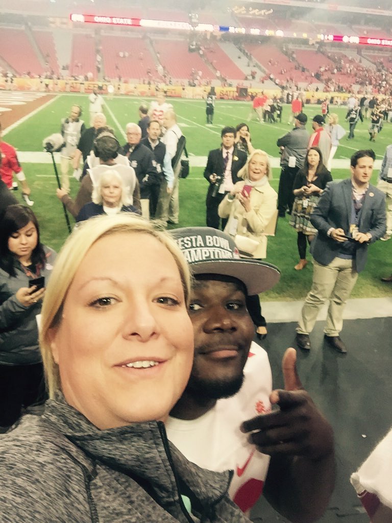 amanda_raynard's tweet photo. @SurvivinAmerica I couldn't get his attention at the game but I did go cheer him on https://t.co/ltXv25kkfc