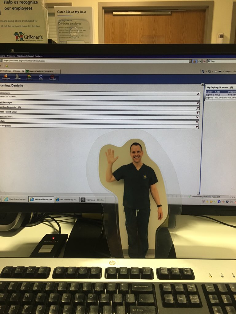 babydaisy1221's tweet photo. @hansonmusic "flatStanley" is ready to go #BTTI2016! #2days #nightshifthumor #pediatricRN #mysillycoworkers #choa https://t.co/jwdKyclwSx