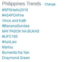 SundayPinasaya's tweet photo. Maraming maraming salamat po for watching and for all the tweets, mga Kapuso! #SPSHello2016 https://t.co/hQCGJUwEzr