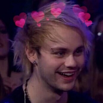 colorsof5sos's tweet image. michael // purple