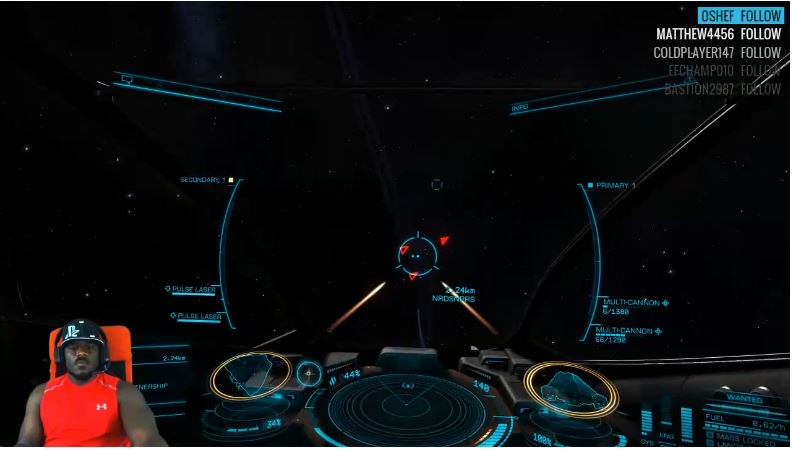 AleshiaProf's tweet image. Roleplay @EliteDangerous vicariously @DeejayKnight &amp;amp; #KnightCorps with #TrackIR! Join us! twitch.tv/deejayknight