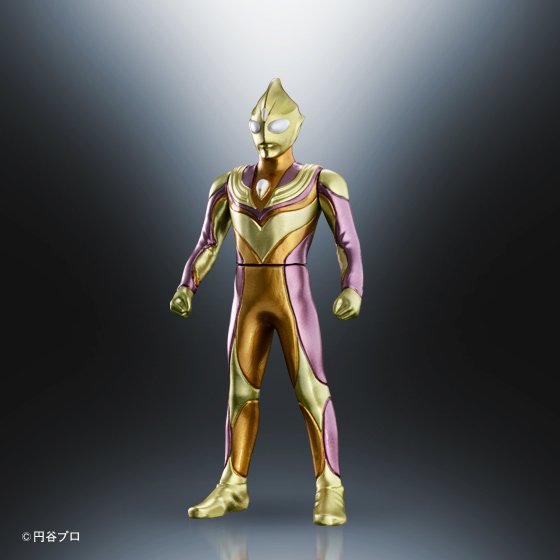 ウルトラマンティガ 石化Ver グリッターティガ ソフビ バンダイ