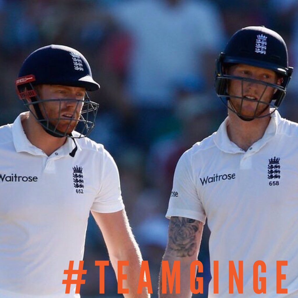 pryzmcricket's tweet image. .@benstokes38 &amp;amp; @jbairstow21 bring up the 400 for England - doing it for the gingers #teamginge