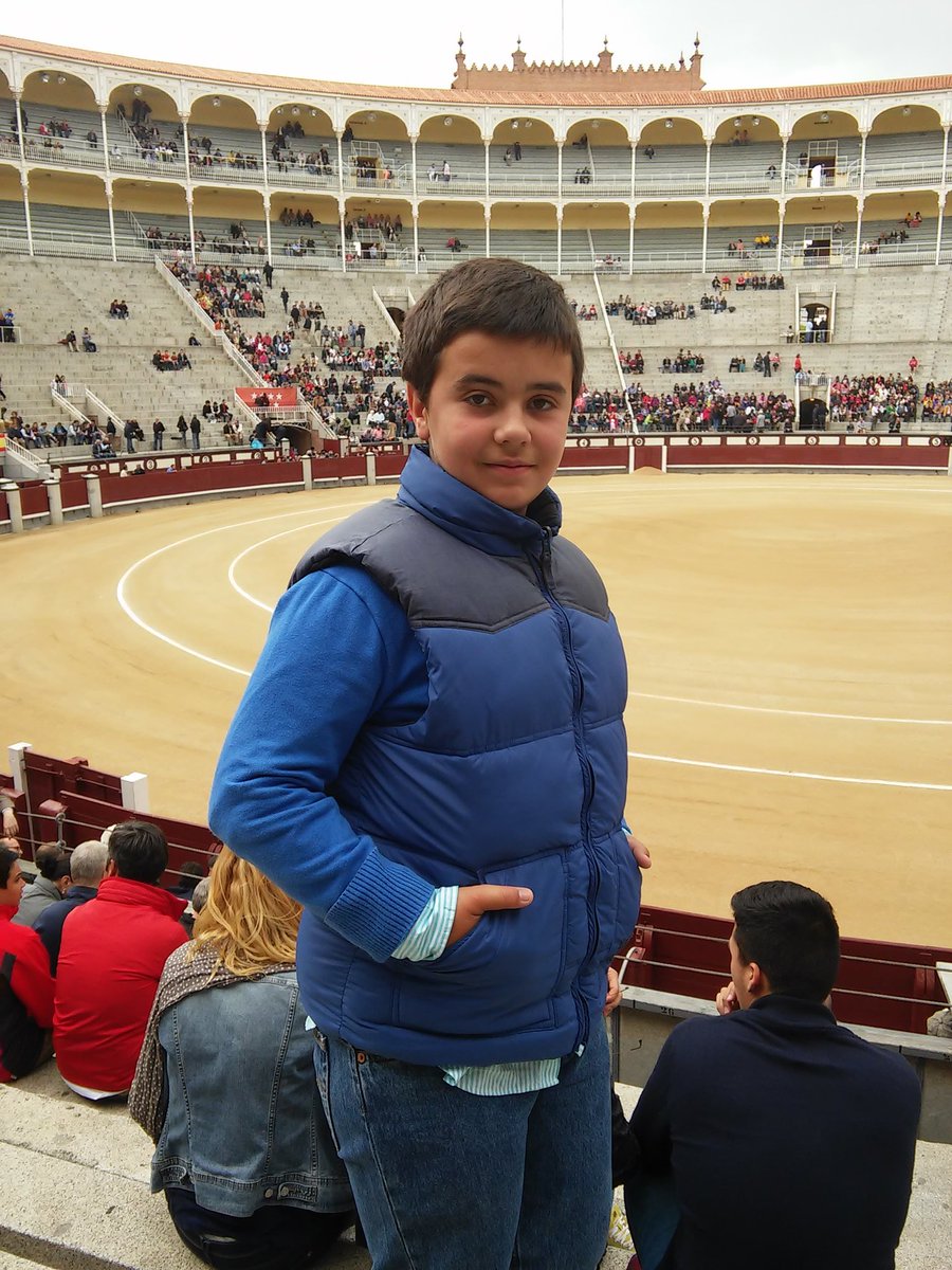 En la plaza de toros de madrid