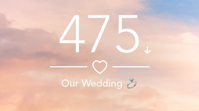 laureneveexo's tweet image. Daily reminder that there are only this many days till I marry my soulmate 😍