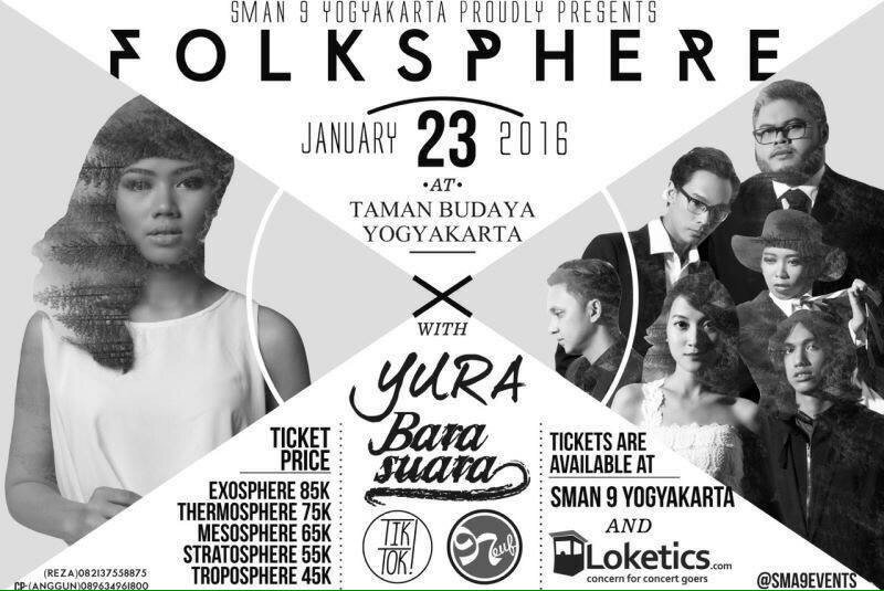kolonigigs_'s tweet image. FOLKSPHERE | @BARASUARA, @yurayunita @tiktok_ID etc | 23 JAN | Taman Budaya Yogyakarta | info: @sma9events