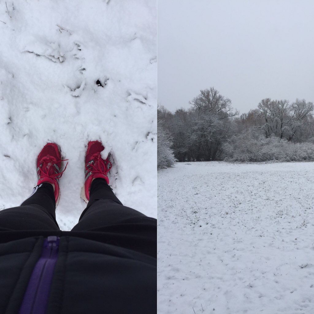 KuniJessica's tweet photo. Erstes mal Joggen dieses Jahr war ganz okay. Nur die eiskalten, nassen Füße waren der Horror! 😭🌨❄️👟 https://t.co/ff02joTO0F