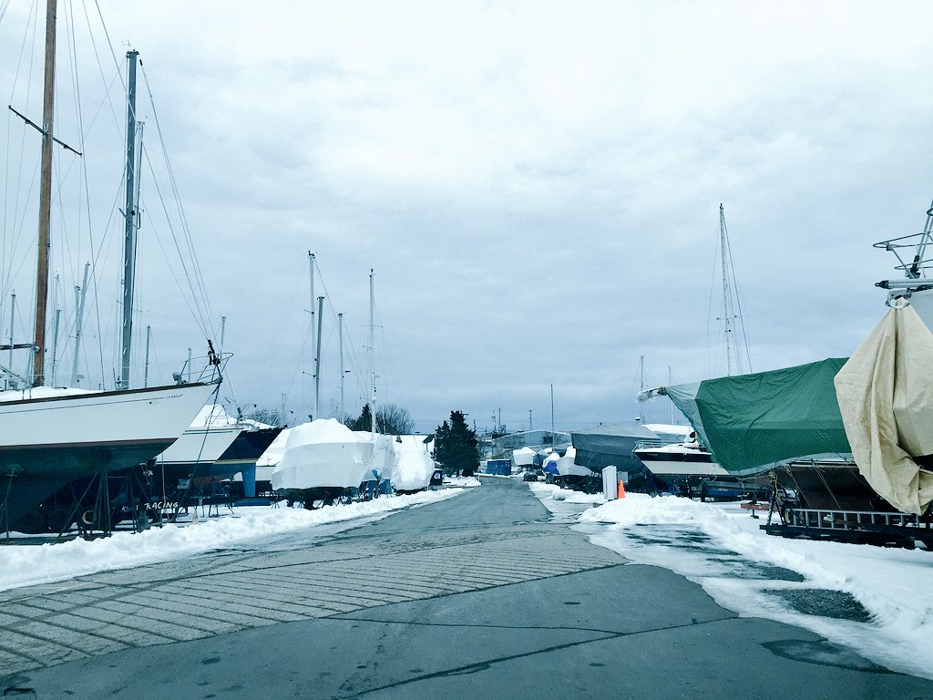 ScotianSails's tweet photo. Quiet day here at the @DartmouthYC #WinterRest https://t.co/vNNbSZ4Y5j