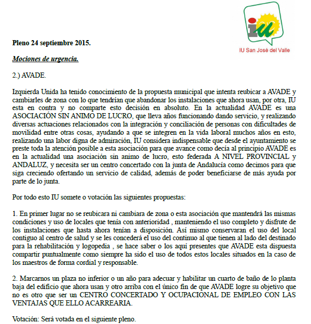 iu_valle's tweet photo. PREGUNTAS, RUEGOS Y MOCIONES APROBADAS (PLENO 24 SEPTIEMBRE) https://t.co/jZpqiVGccl